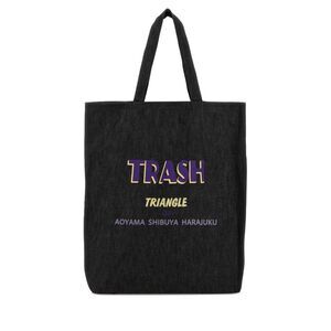 Needles Men Black Denim Large Grocery Shopping Bag